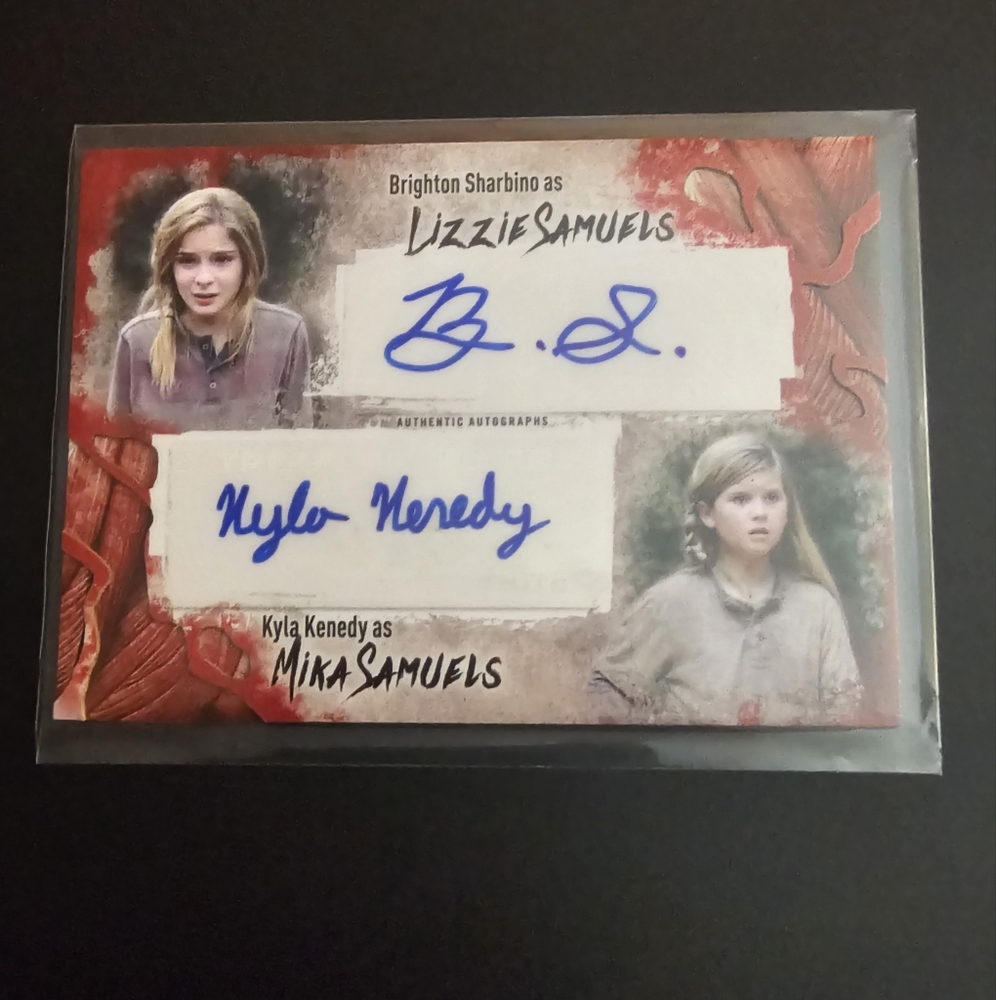 Walking dead autograph cards